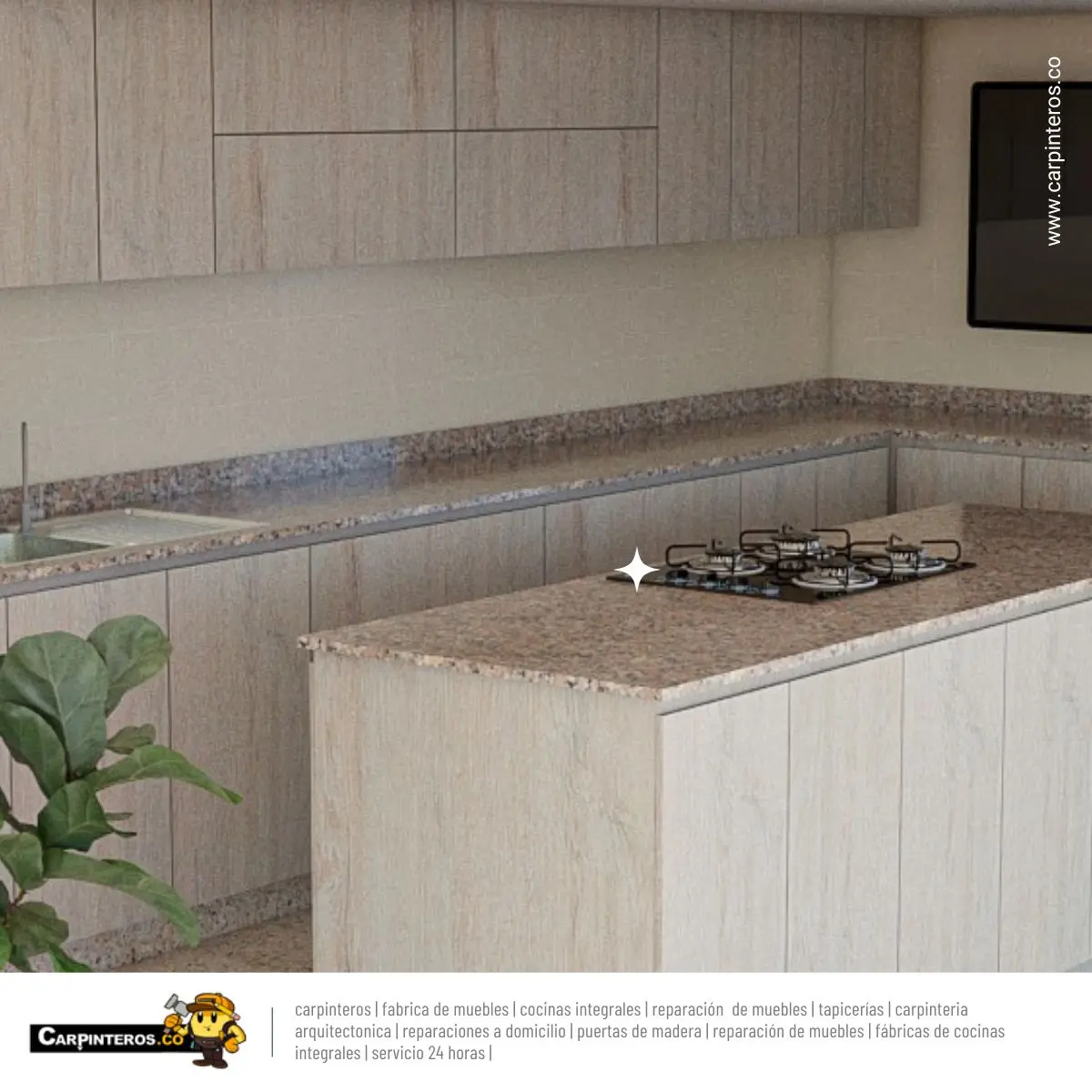 Proyecto de carpintería - cocinas