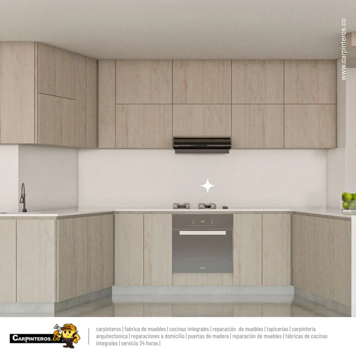 Proyecto de carpintería - cocinas