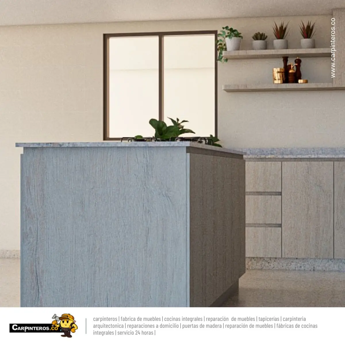 Proyecto de carpintería - cocinas