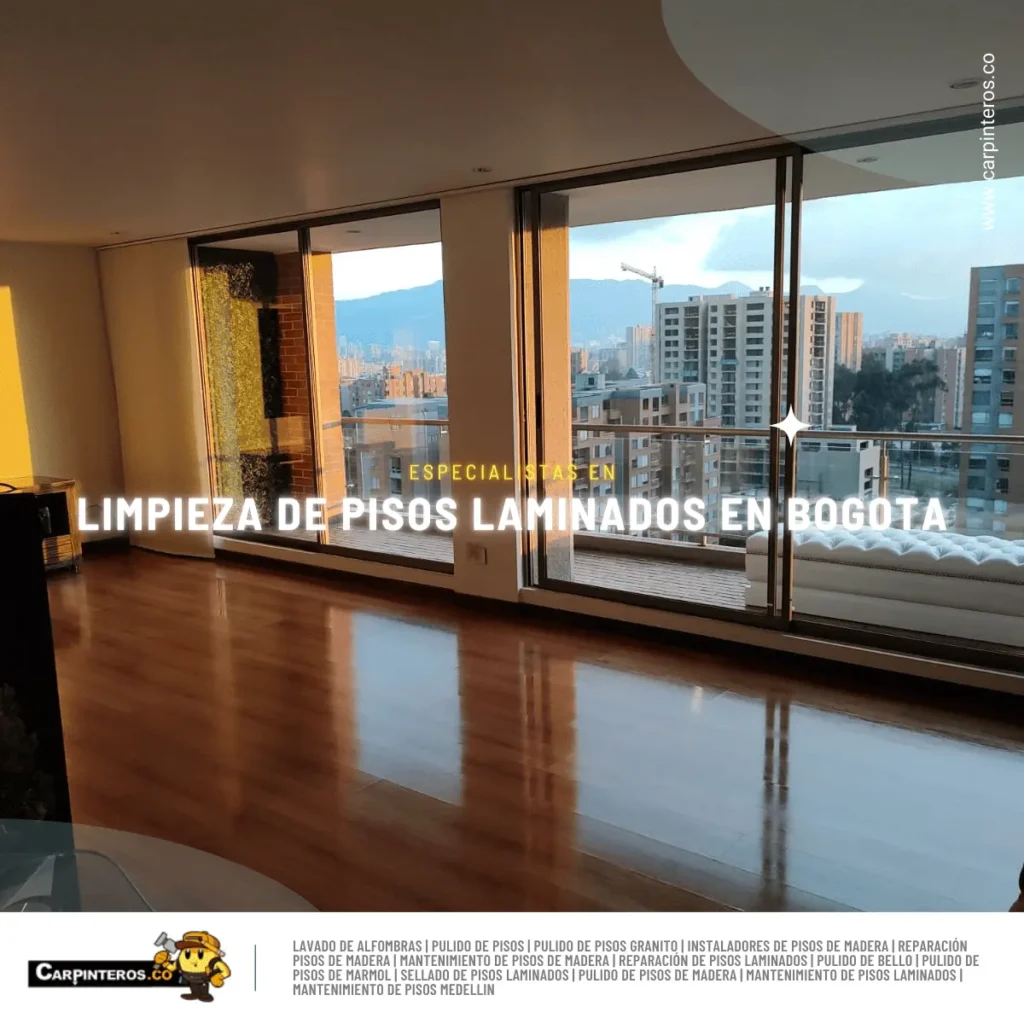 Limpieza de pisos laminados Bogota