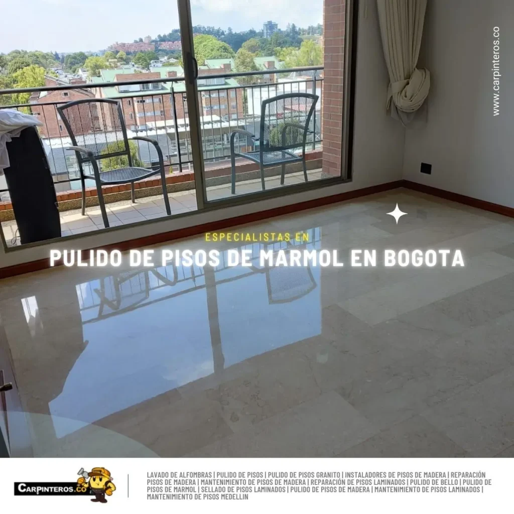 Pulido de pisos de marmol Bogota 4