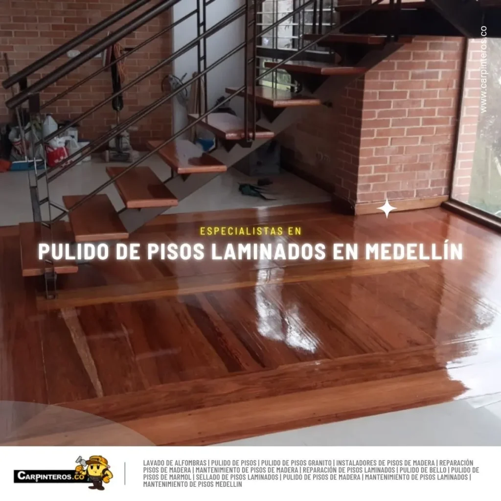 Pulido de pisos laminados medellin 1